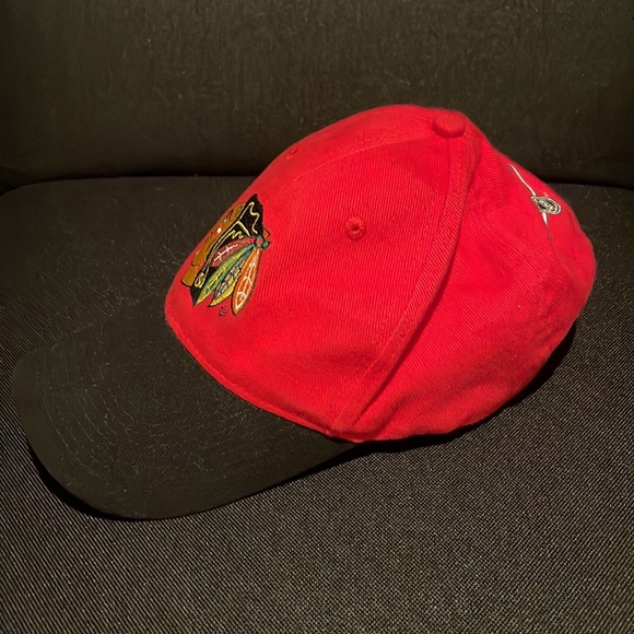 Chicago Blackhawks Hat Bud Light NHL Kick 10 Pro Gear Embroidered Velcro - Picture 7 of 8
